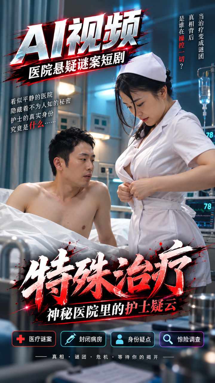【AI成人视频】特殊治疗 神秘医院里的护士疑云