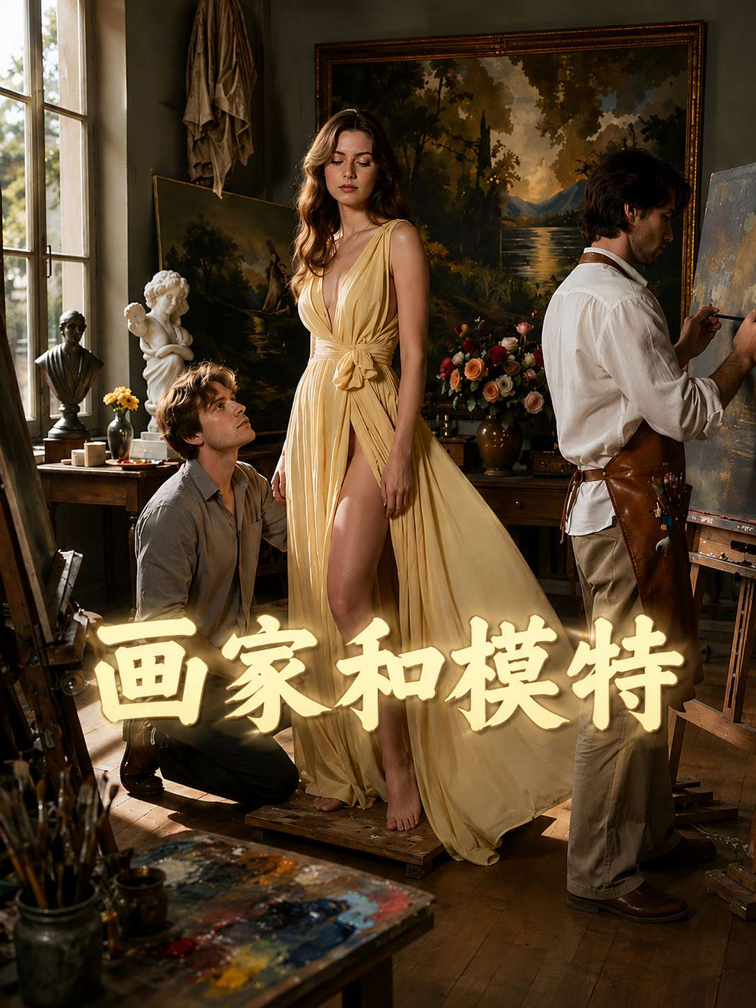【AI成人短剧】画家和模特