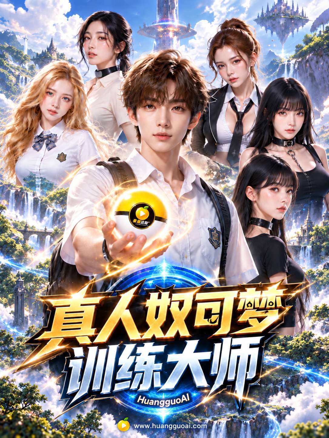 【AI成人短剧】真人奴可梦训练大师