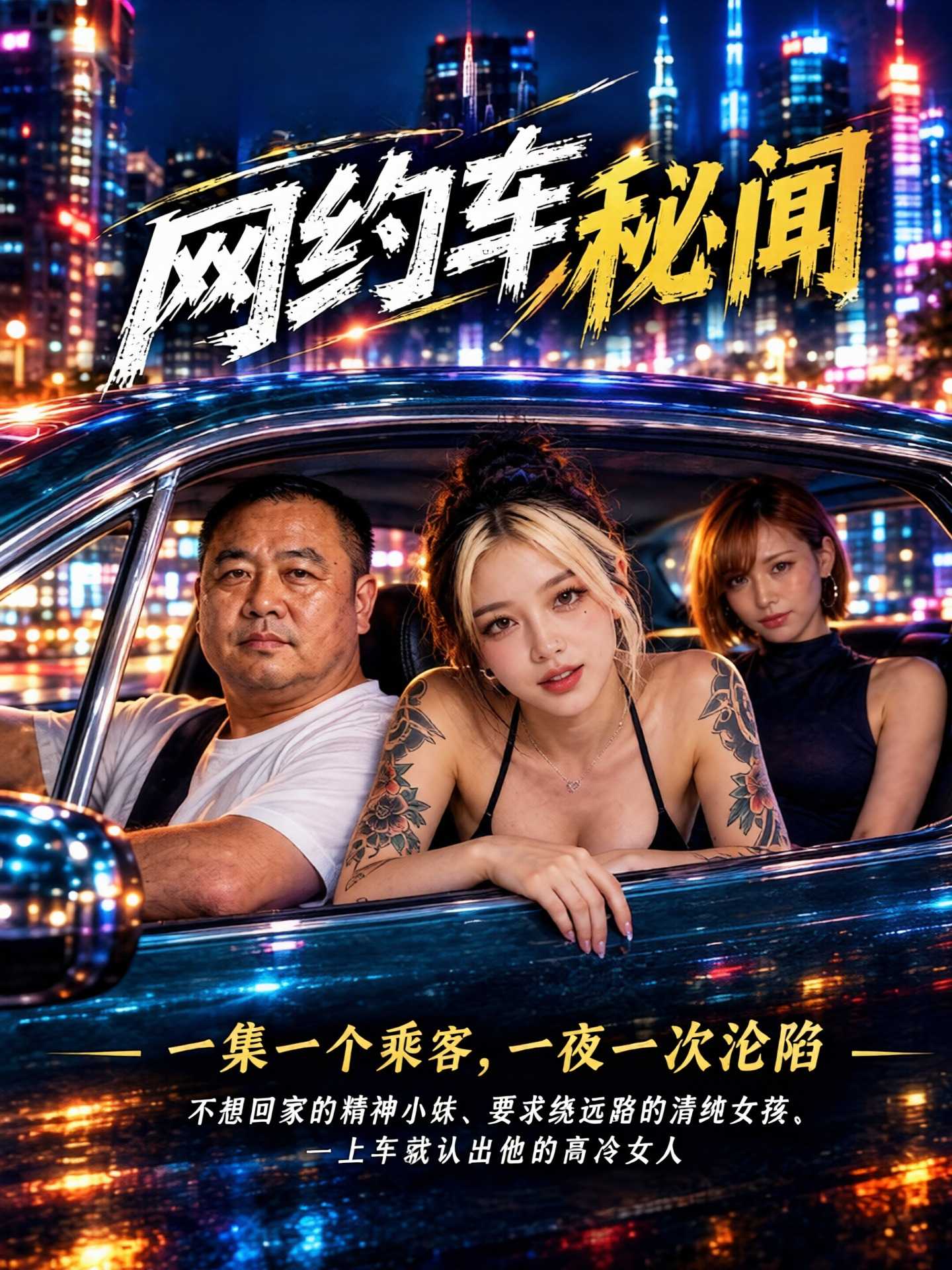 【AI成人短剧】网约车秘闻