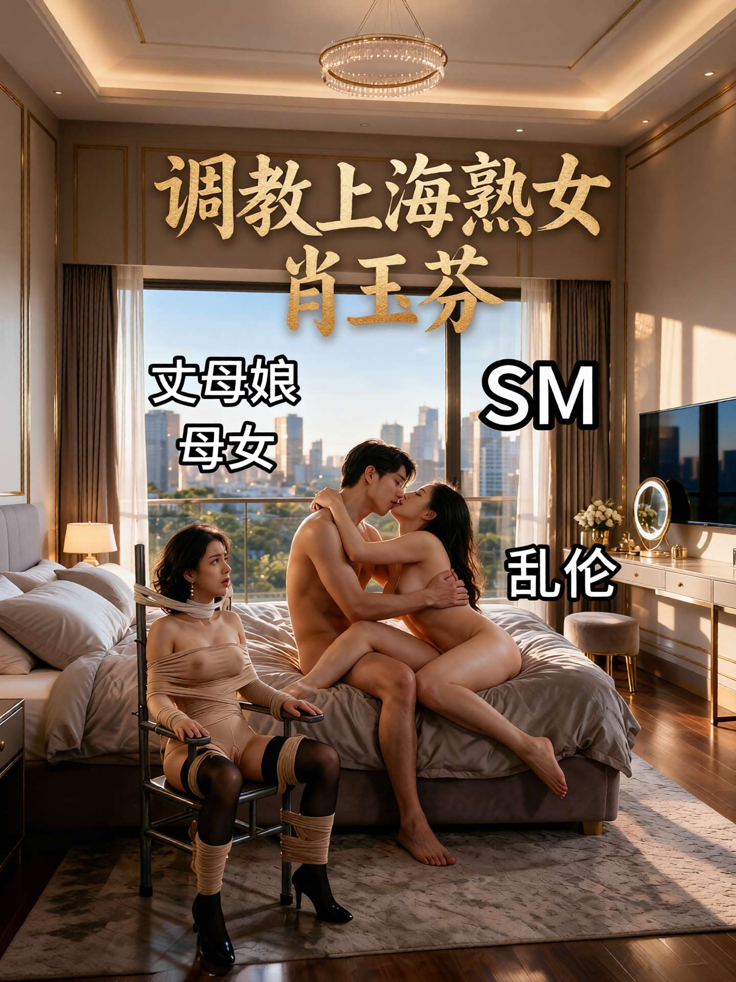 【AI成人短剧】调教上海熟女肖玉芬