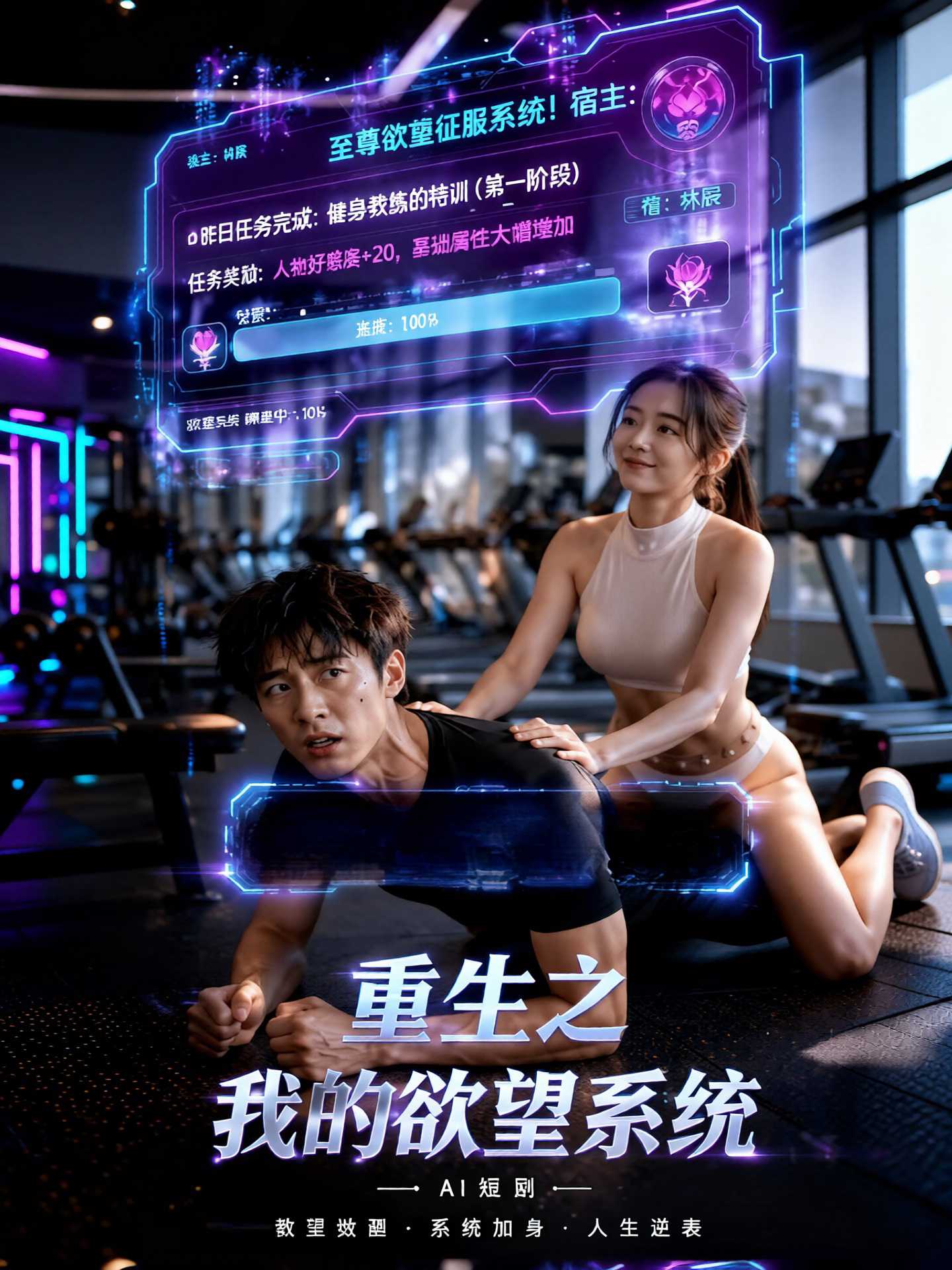 【AI成人短剧】重生之我的欲望系统