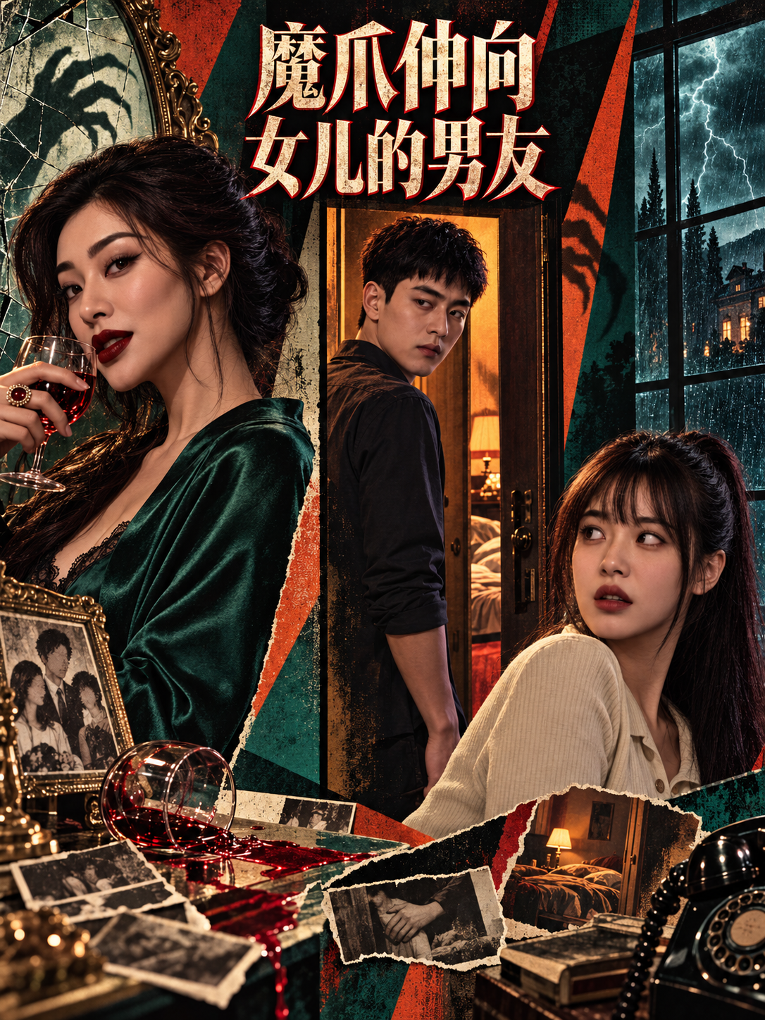 【AI成人短剧】魔爪伸向女儿的男友